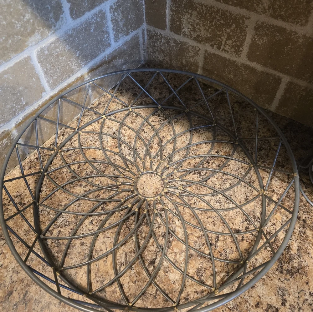Wire‎ Basket Decor Round Cute